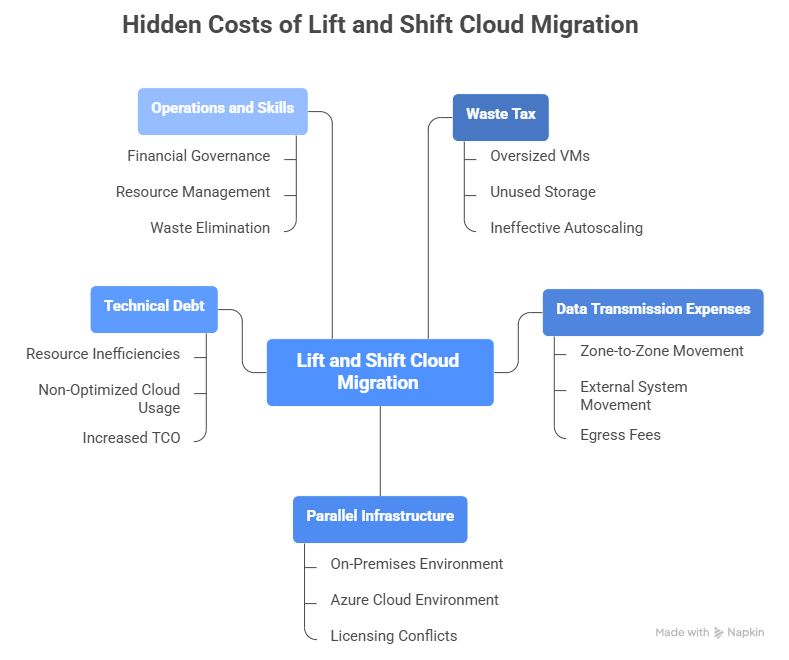 Hidden Costs of Lift and Shift Cloud Migration