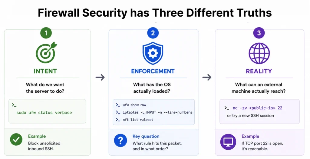 Firewall Security Has Three Different Truths